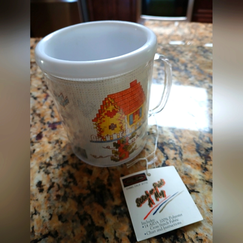 Cross stitch mug